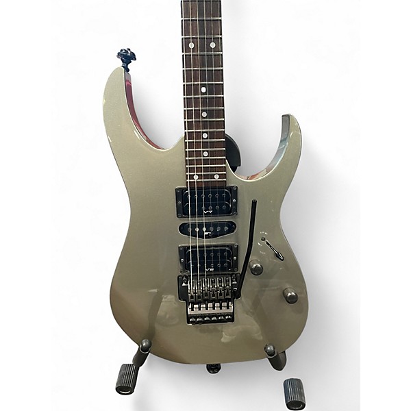 Used 2001 Ibanez RG570 RG Series GREY NICKEL Solid Body