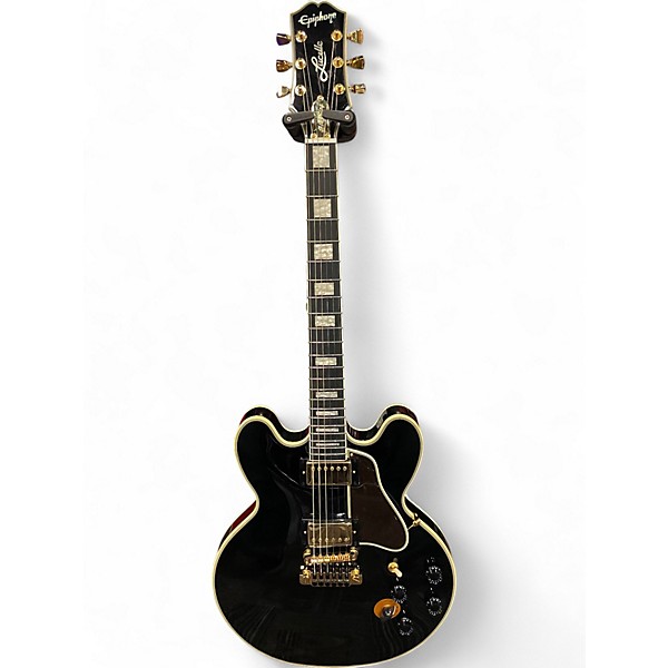 Used Epiphone BB King Lucille Black Hollow Body Electric