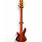 Used Schecter Guitar Research Stilletto Studio 5 Honey Satin Electric Bass Guitar