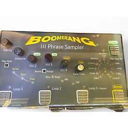 Used Boomerang III Phrase Sampler Pedal