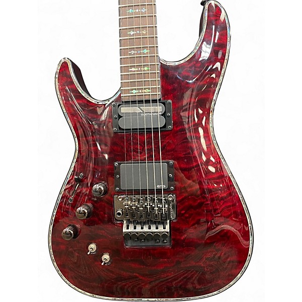 Used Schecter Guitar Research Hellraiser C1 Black Cherry Solid Body Electric Guitar