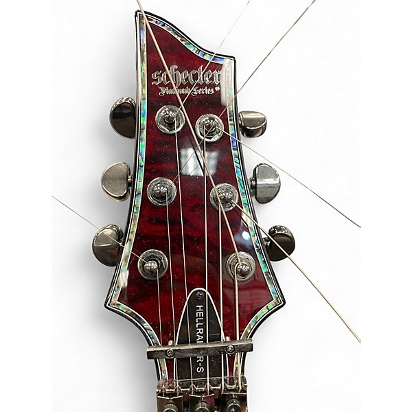 Used Schecter Guitar Research Hellraiser C1 Black Cherry Solid Body Electric Guitar