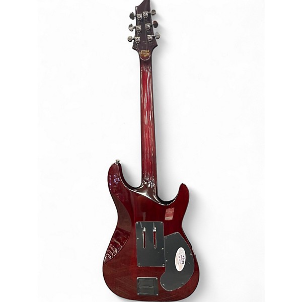 Used Schecter Guitar Research Hellraiser C1 Black Cherry Solid Body Electric Guitar