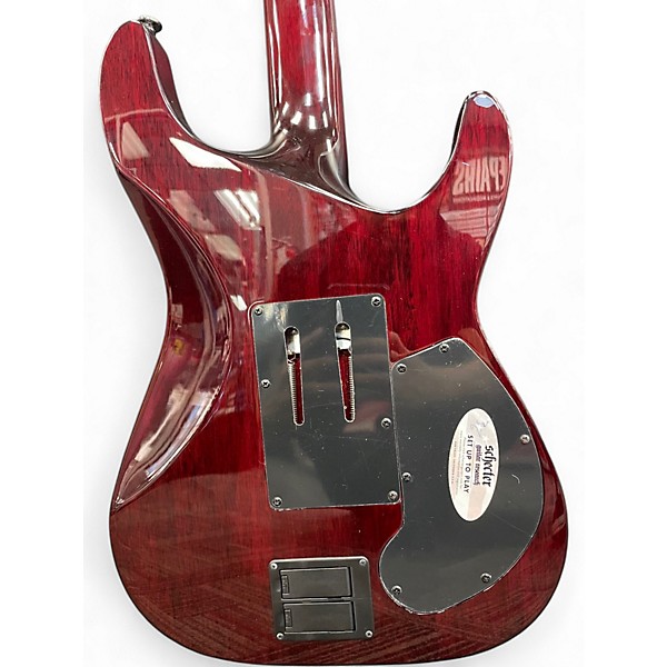 Used Schecter Guitar Research Hellraiser C1 Black Cherry Solid Body Electric Guitar