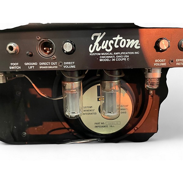 Used Kustom 36 coupe Tube Guitar Combo Amp