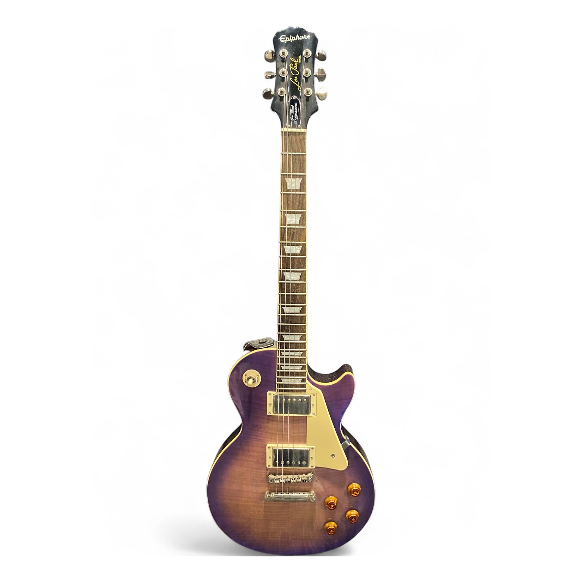 美品 Epiphone エピフォン Lespaul Standard Pro Used Epiphone Les Paul Standard Pro TRANS BLUE BURST Solid