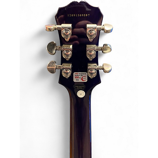 Used Epiphone Les Paul Standard Pro TRANS BLUE BURST Solid