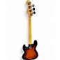 Used Fender American Deluxe Jazz Bass 3 Color Sunburst Electric Bass Guitar