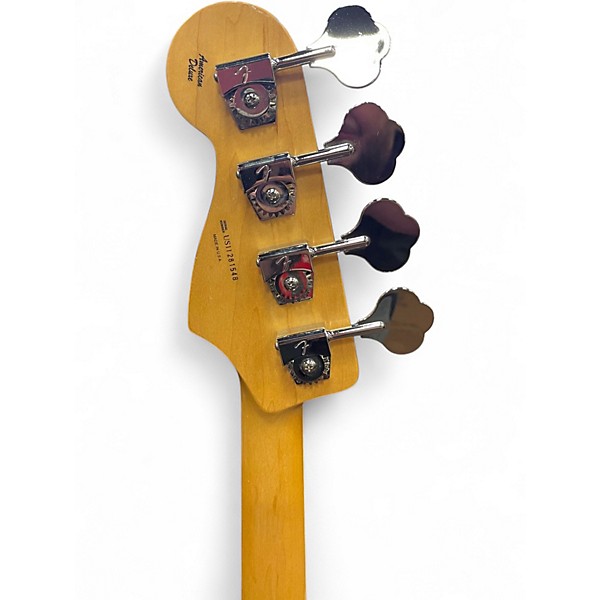 Used Fender American Deluxe Jazz Bass 3 Color Sunburst Electric Bass Guitar
