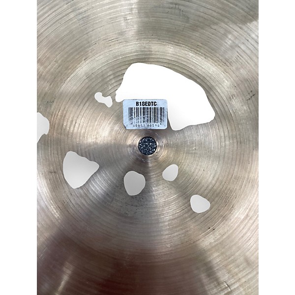 Used MEINL 18in Byzance Thin EX Dry Traditional Crash Cymbal