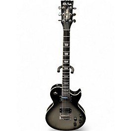 Used Harley Benton SC 550 II DELUX Black and Silver Solid Body Electric Guitar
