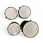 Used Gammon Percussion 5 Piece Full Set Black Drum Kit