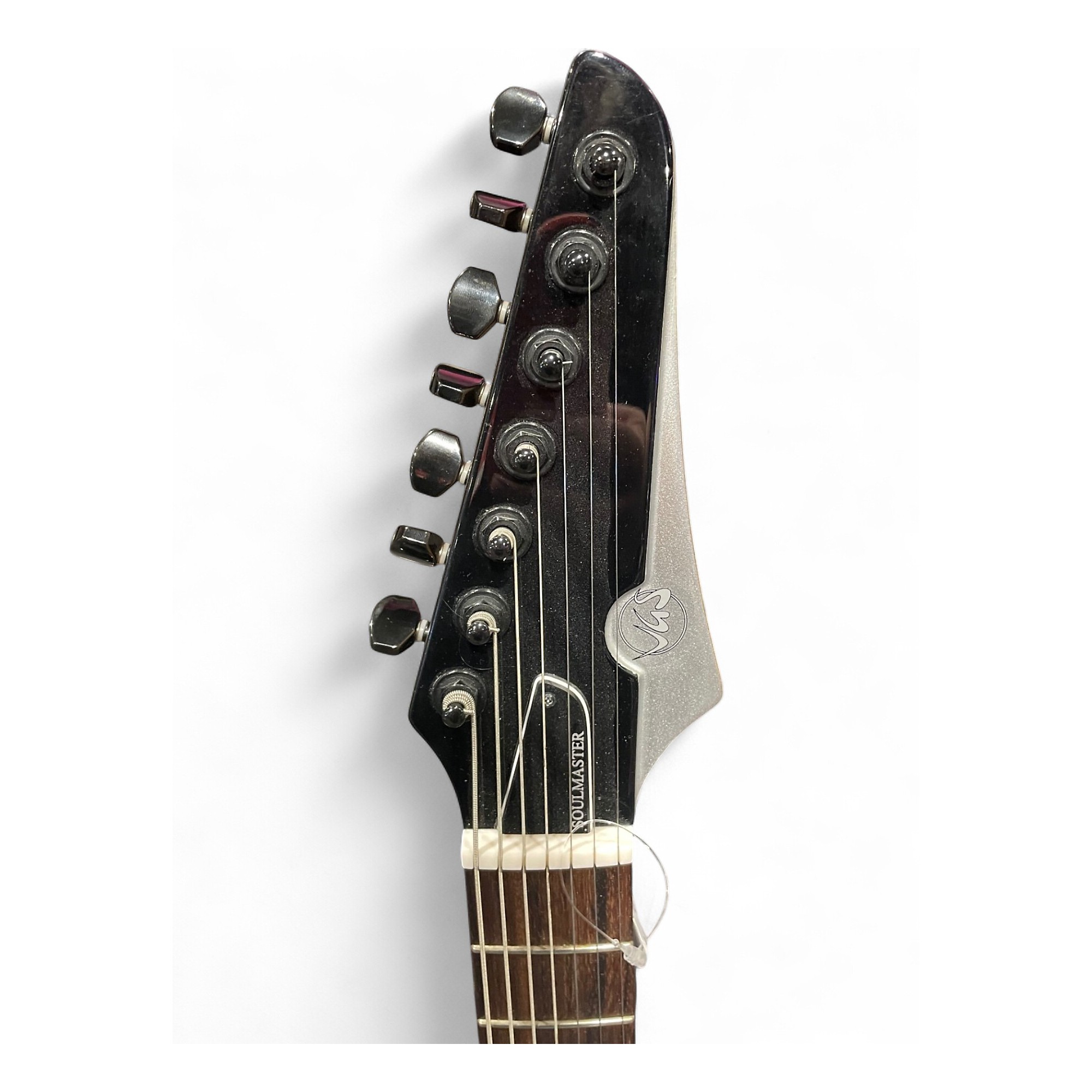 Used Vgs Soulmaster 7 Black Solid Body Electric Guitar Black
