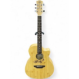 Used Luna  WL BAMBOO GAE Natural Acoustic Guitar