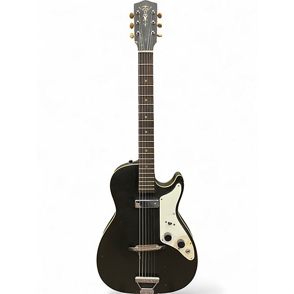 Vintage 1960s Arden HARMONY STRATOTONE Black Solid Body Electric Guitar