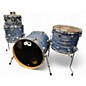 Used DW 4 Piece Collector's Series Blue Silk Onxy Drum Kit