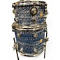 Used DW 4 Piece Collector's Series Blue Silk Onxy Drum Kit