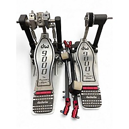 Used DW 9000 Series Double Double Bass Drum Pedal