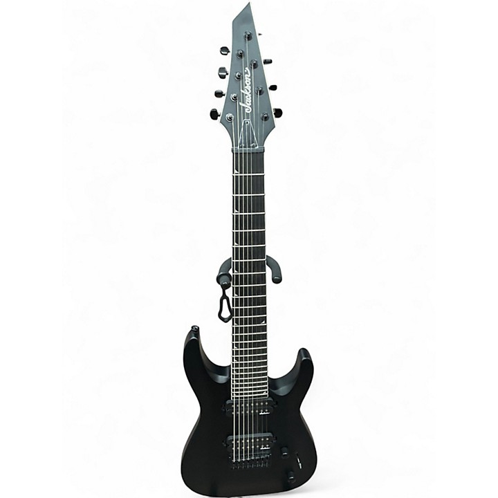 ギター dzuma Produced by 320design LSHIKA Used Jackson JS32-8 Dinky DKA 8 String Black Solid Body