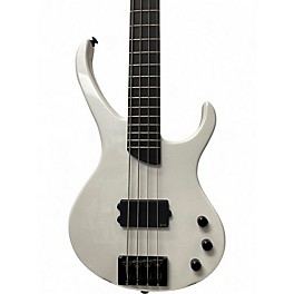 Used Kramer D1 EMGS White Electric Bass Guitar