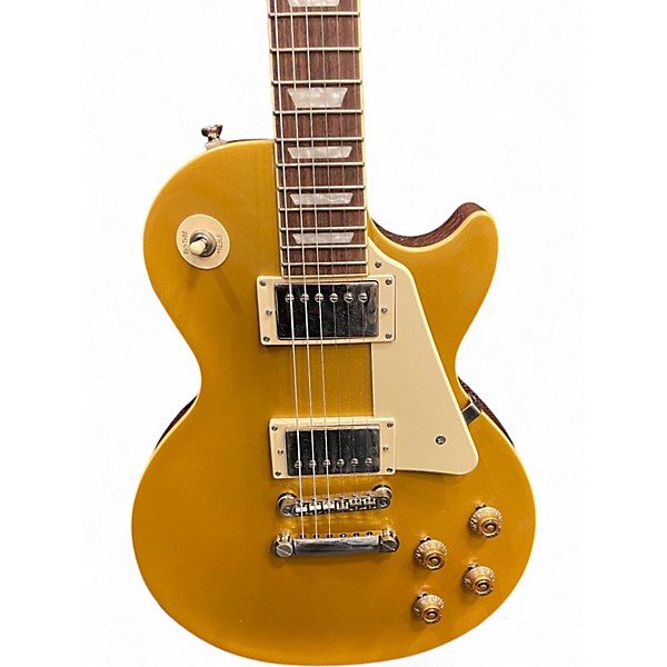 Used Epiphone Les Paul Standard Gold Top Solid Body Electric Guitar