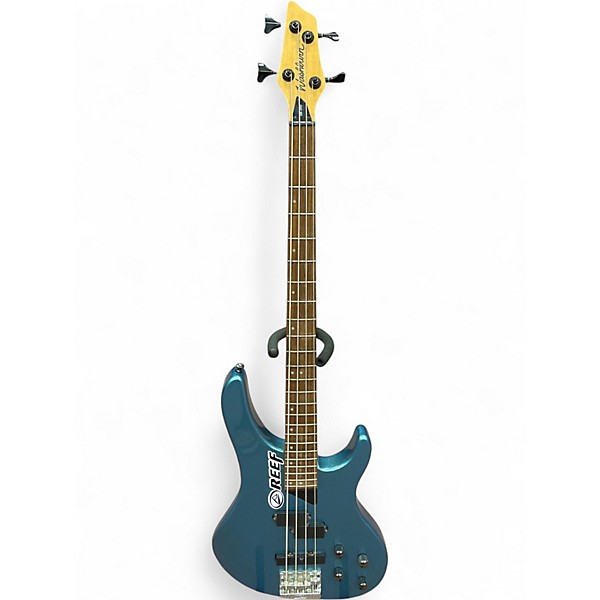 Used Washburn Bantam XB200 Pelham Blue Electric Bass Guitar