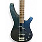 Vintage 1986 Ibanez Roadstar II Blue Electric Bass Guitar