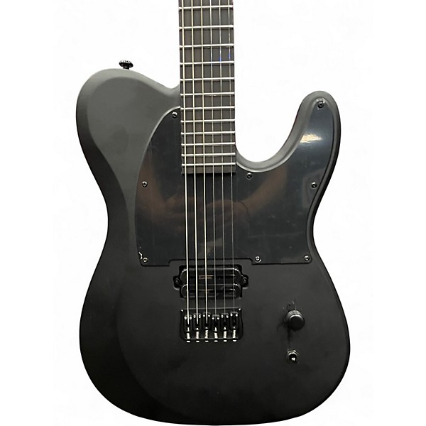 Used Schecter Guitar Research PT Black Ops Satin Black Open Pore Solid Body Electric Guitar