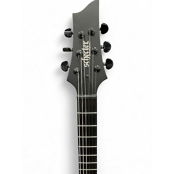 Used Schecter Guitar Research PT Black Ops Satin Black Open Pore Solid Body Electric Guitar