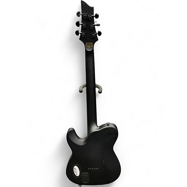 Used Schecter Guitar Research PT Black Ops Satin Black Open Pore Solid Body Electric Guitar