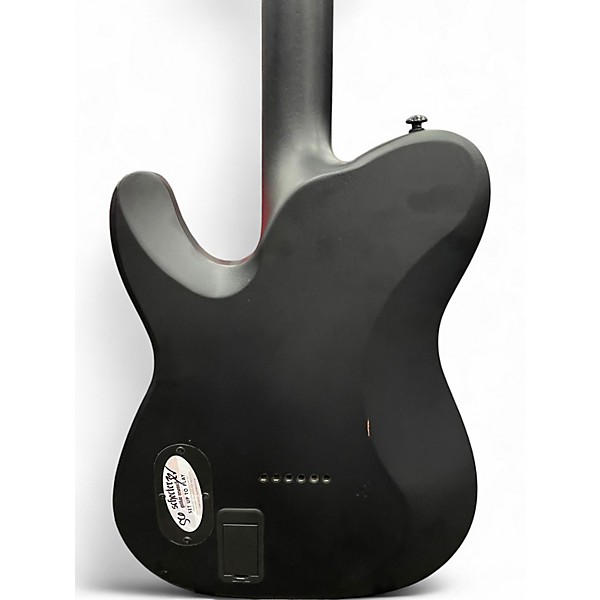 Used Schecter Guitar Research PT Black Ops Satin Black Open Pore Solid Body Electric Guitar