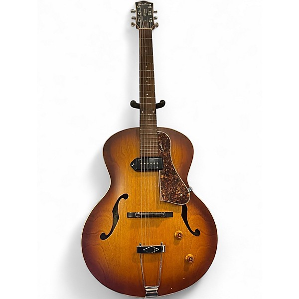 Used Godin 5th Avenue Kingpin Cognac Burst Hollow Body Electric Guitar