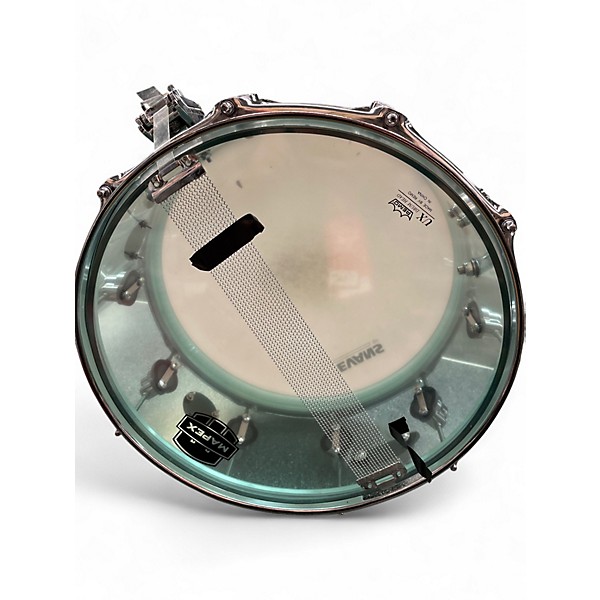 Used DW 14in Design Series Snare Acrylic Seafoam Green Drum