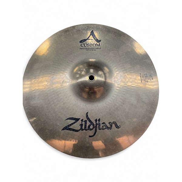 Used Zildjian 14in A Custom Mastersound Hi Hat Top Cymbal 33