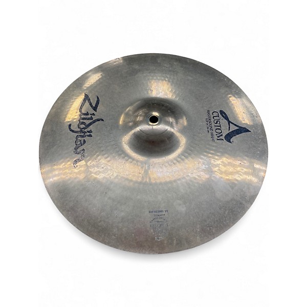 Used Zildjian 14in A Custom Mastersound Hi Hat Top Cymbal 33