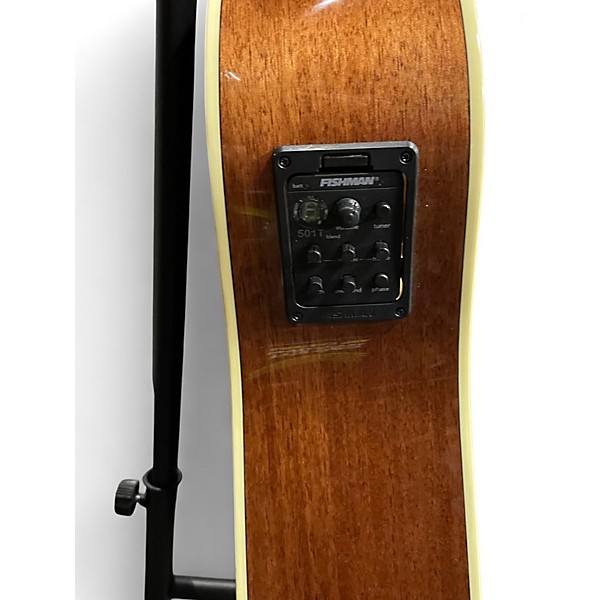 Used Washburn HD100SWCEK Natural Acoustic Electric Guitar