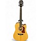 Used Washburn HD100SWCEK Natural Acoustic Electric Guitar