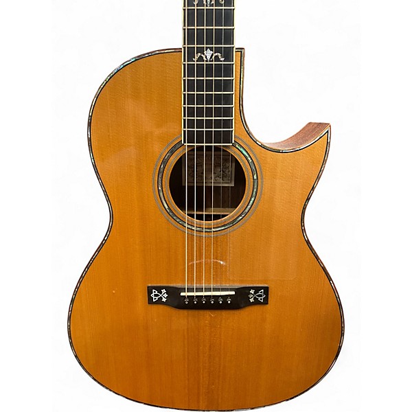 Used Larrivee C10 "Dancing Girl" Natural Acoustic Electric Guitar
