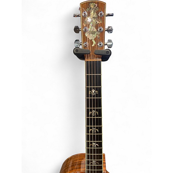 Used Larrivee C10 "Dancing Girl" Natural Acoustic Electric Guitar