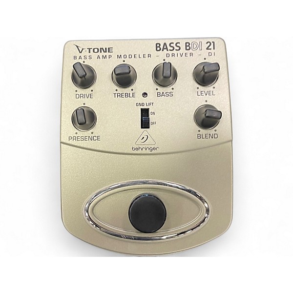 Used Behringer BDI21 V-Tone Bass Driver Bass Effect Pedal