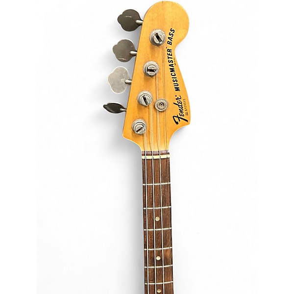 Vintage 1978 Fender MusicMaster Black Electric Bass Guitar
