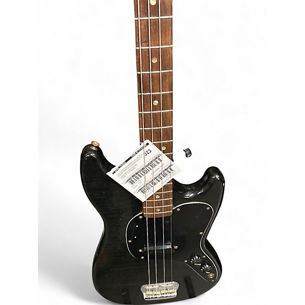 Vintage 1978 Fender MusicMaster Black Electric Bass Guitar