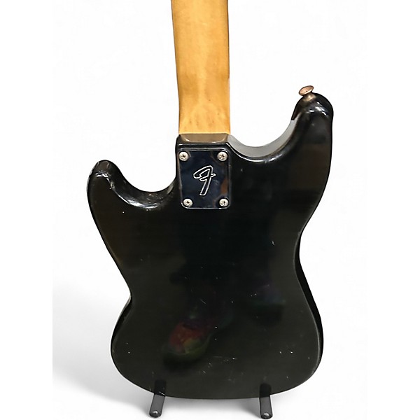 Vintage 1978 Fender MusicMaster Black Electric Bass Guitar