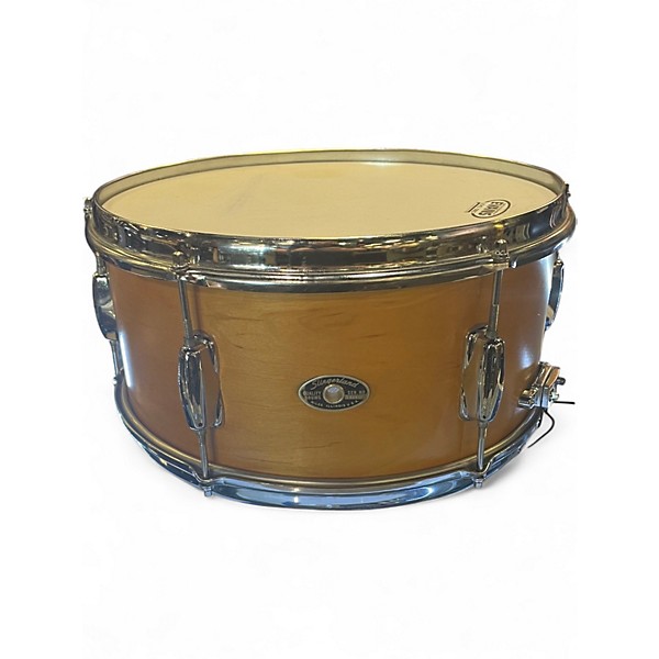 Vintage 1970s Slingerland 14in RADIO KING Natural Drum