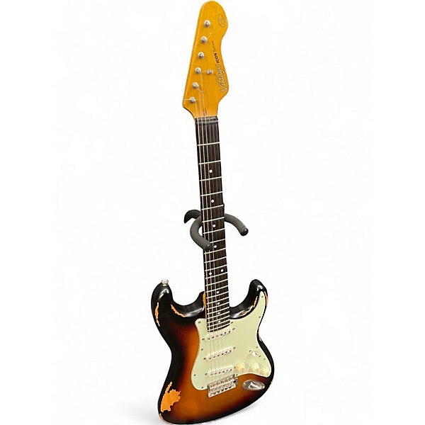 Used Vintage ICON SERIES V6 3 Color Sunburst Solid Body Electric Guitar