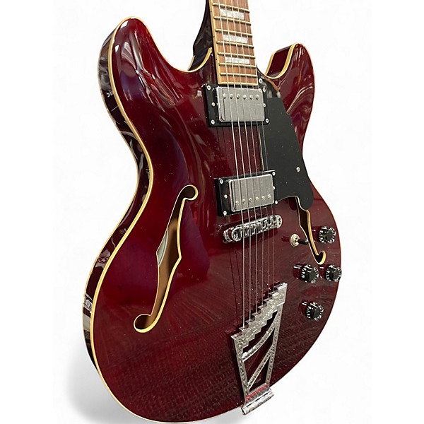 Used D'Angelico Premier Series DC MARONE GRANE Hollow Body Electric Guitar