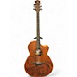 Used Luna Gypsy Tattoo Mahogany Natural Acoustic Electric Guitar thumbnail
