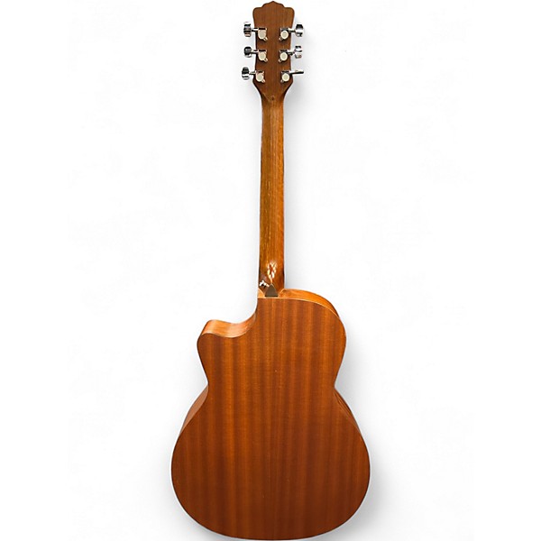 Used Luna Gypsy Tattoo Mahogany Natural Acoustic Electric Guitar