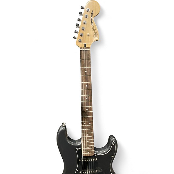 Used Squier Stratocaster HSS Black Solid Body Electric