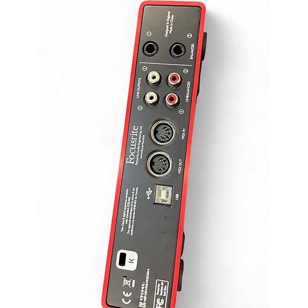 Used Focusrite Scarlett 2i4 Audio Interface
